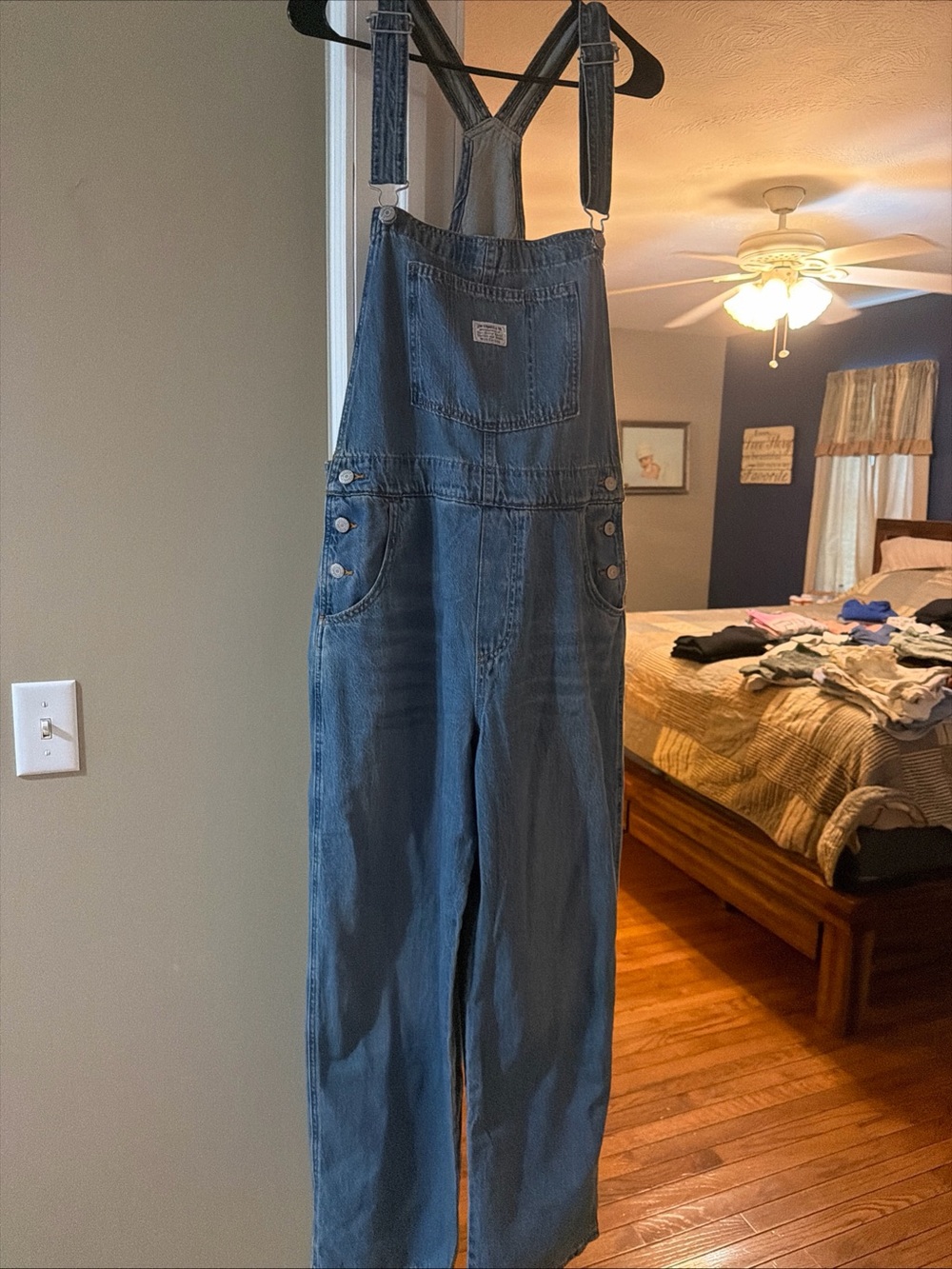Levi's Women's Blue Denim Overalls